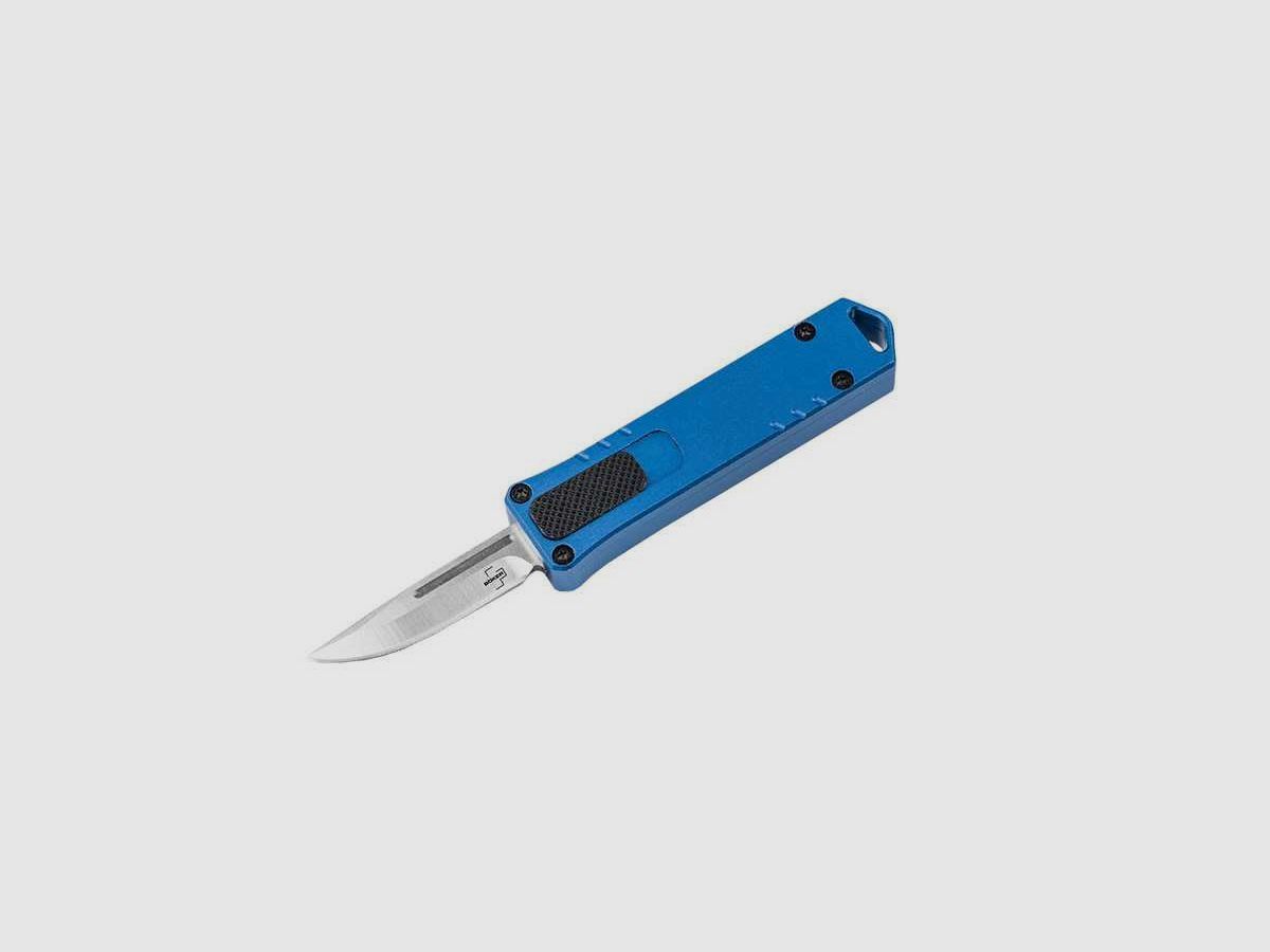 Automatikmesser Micro USB OTF Blau Boker Plus