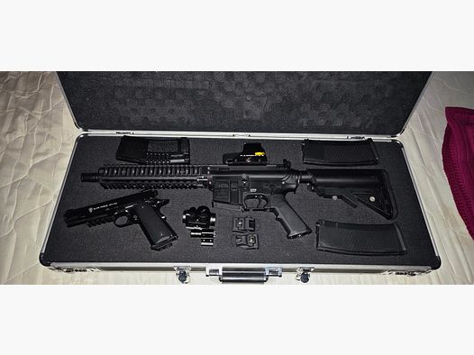 MK18 mod (Specna Arms) (Daniel Defense) /1911 Elite Force colt