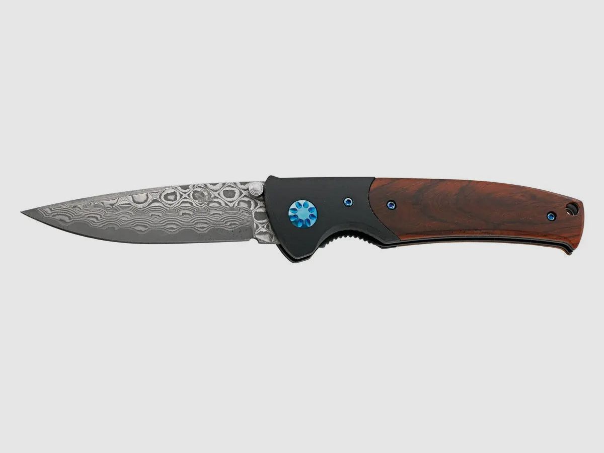 Cuchillo Plegable PUMA TEC de Damasco (Modelo Descontinuado)