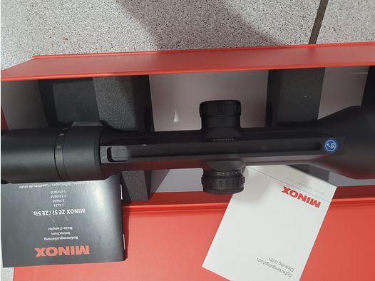 Minox 2-10x50 ZE5i S con guida inclusa. MAK BSM Blaser come nuovo!!!