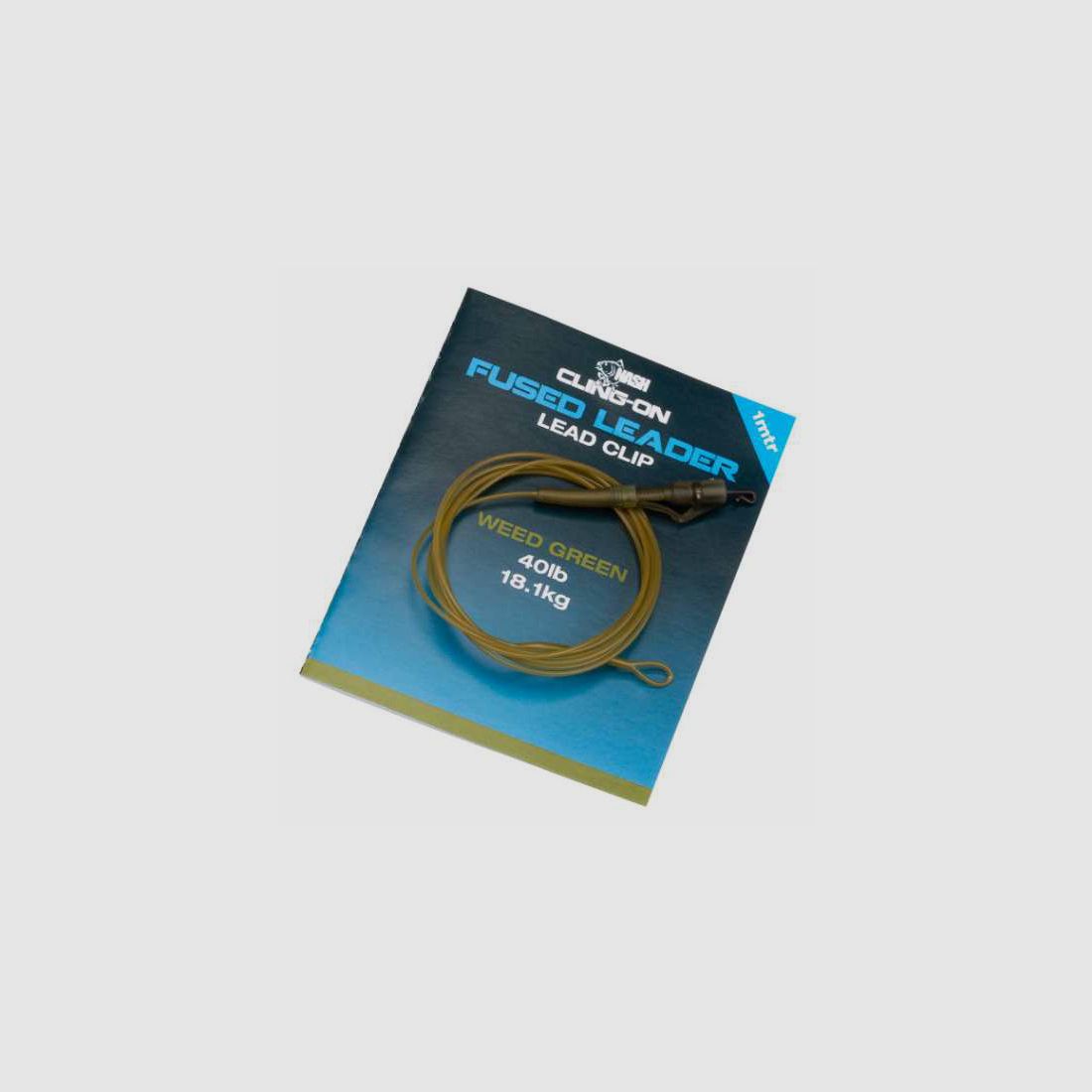 NashCling-On Fused Lead Clip Leader 1m