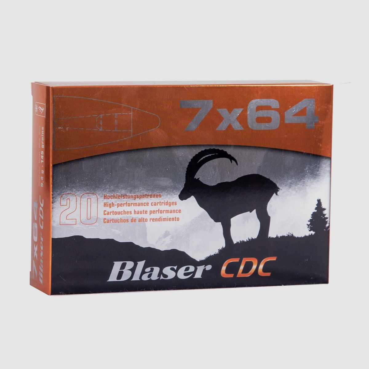 7×64 CDC 9,4g / 145gr