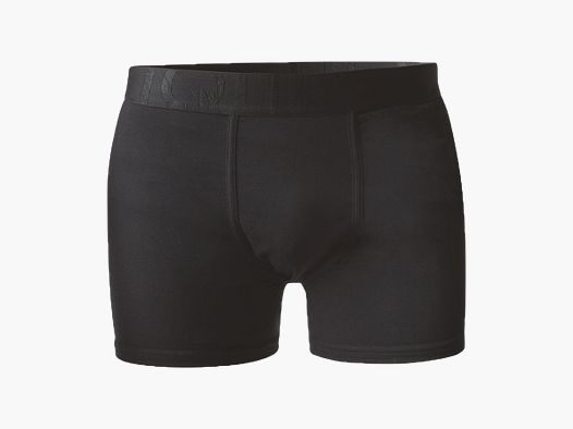 Bambu Boxer Unterhose - Long Leg Schwarz - M