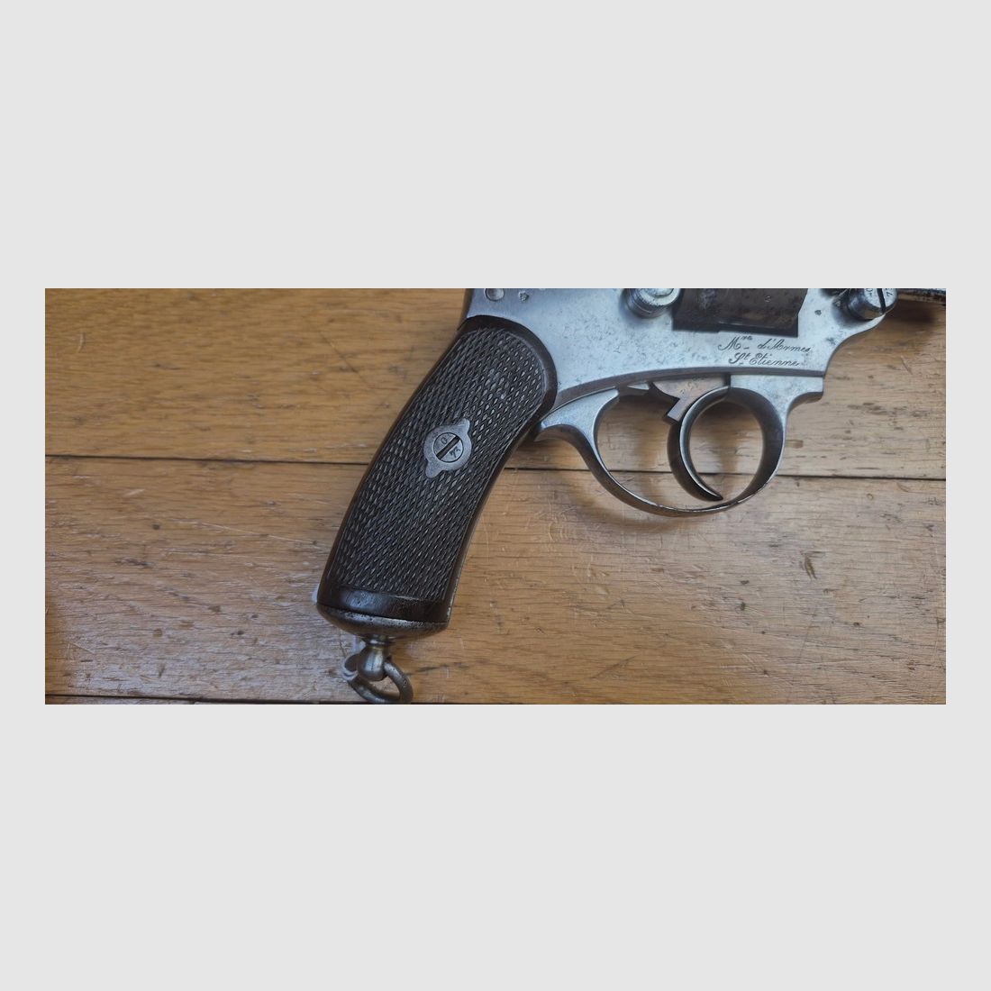 Guter regulärer Revolver Modell 1873 – Kaliber 11mm73 – vollständig monomatrikuliert – Noch mit strohgelb – MAS 1878 – Gute Mechanik, schöner Lauf und schöne Kammern – BE, Bild 3 von 19