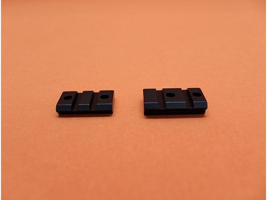 Recknagel HOWA 1500: Recknagel (57080-3059/57090-3059) base di montaggio Weaverprofil anteriore e posteriore in alluminio nero BH=5mm.