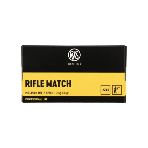 Patrony 22LR Kapiszonowe RWS Karabin Match