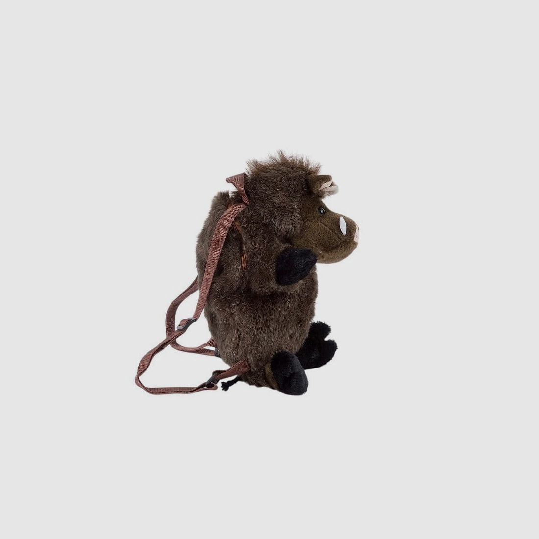 LivingActive Wildschwein Rucksack – Plüschtier-Rucksack für Kinder