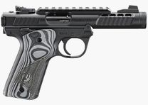 Pistolet semi-automatique Ruger Mark IV 22/45 Lite .22LR Noir, canon de 4,4" avec filetage, Picatinny