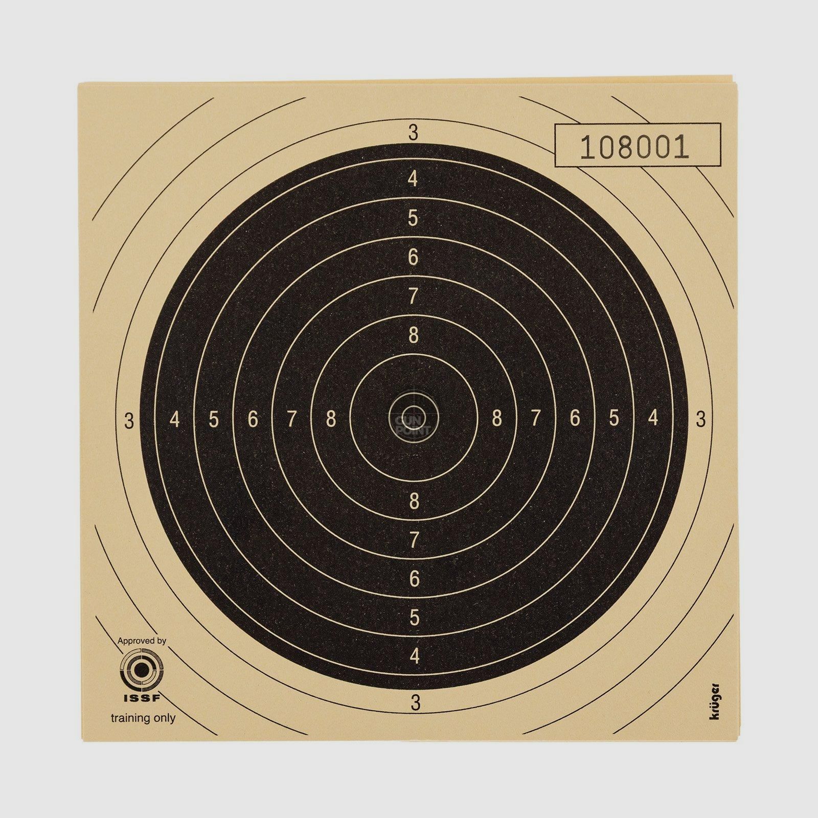 OpTacs - Tarcza kal. .22 14 x 14 cm - numerowana na bieżąco - różne opakowania