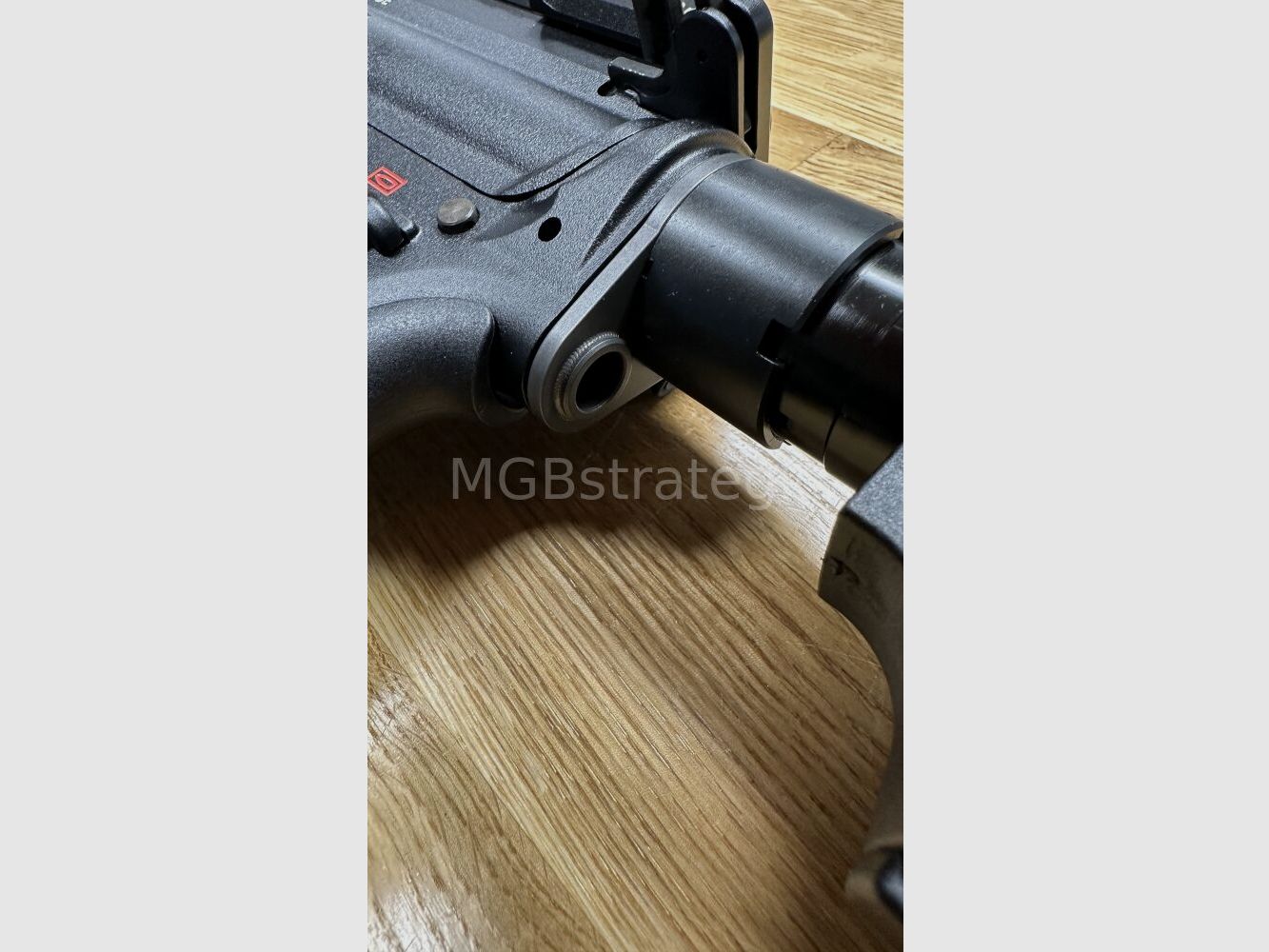 Heckler & Koch MR223 A3 Slim-Line 16,5" Lauf - halbautom. Büchse .223Rem	 sportlich zugelassen! - Das zivile H&K 416 - mit Original H&K Abzugs- und Schlagstück Pin mit extra Sicherung wie bei G95K + Original H&K QD End-Plate (doppelt neu verstemmt, siehe Foto)