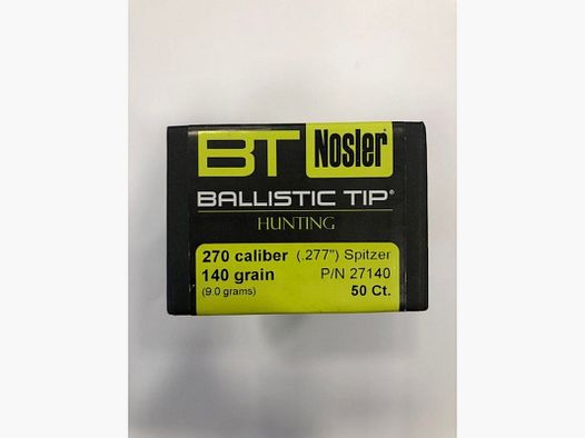 NOSLER B TIP POCISK C 270 GR 140
