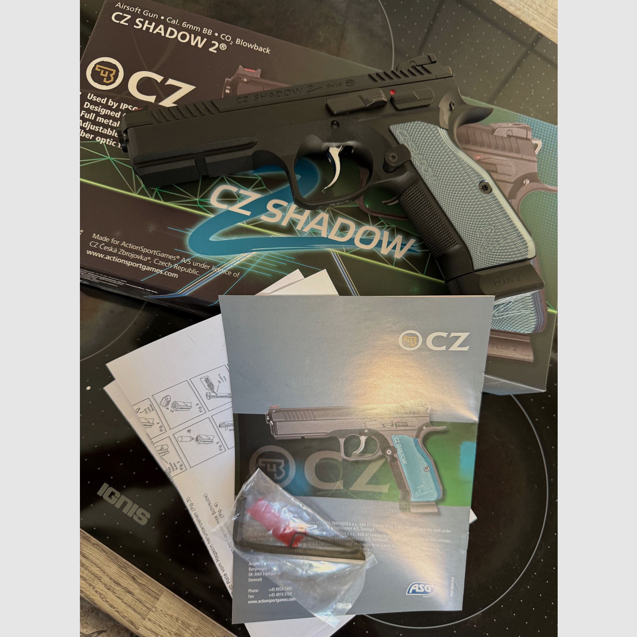 Airsoft CZ Shadow 2 6mm BB co2 Blowback
