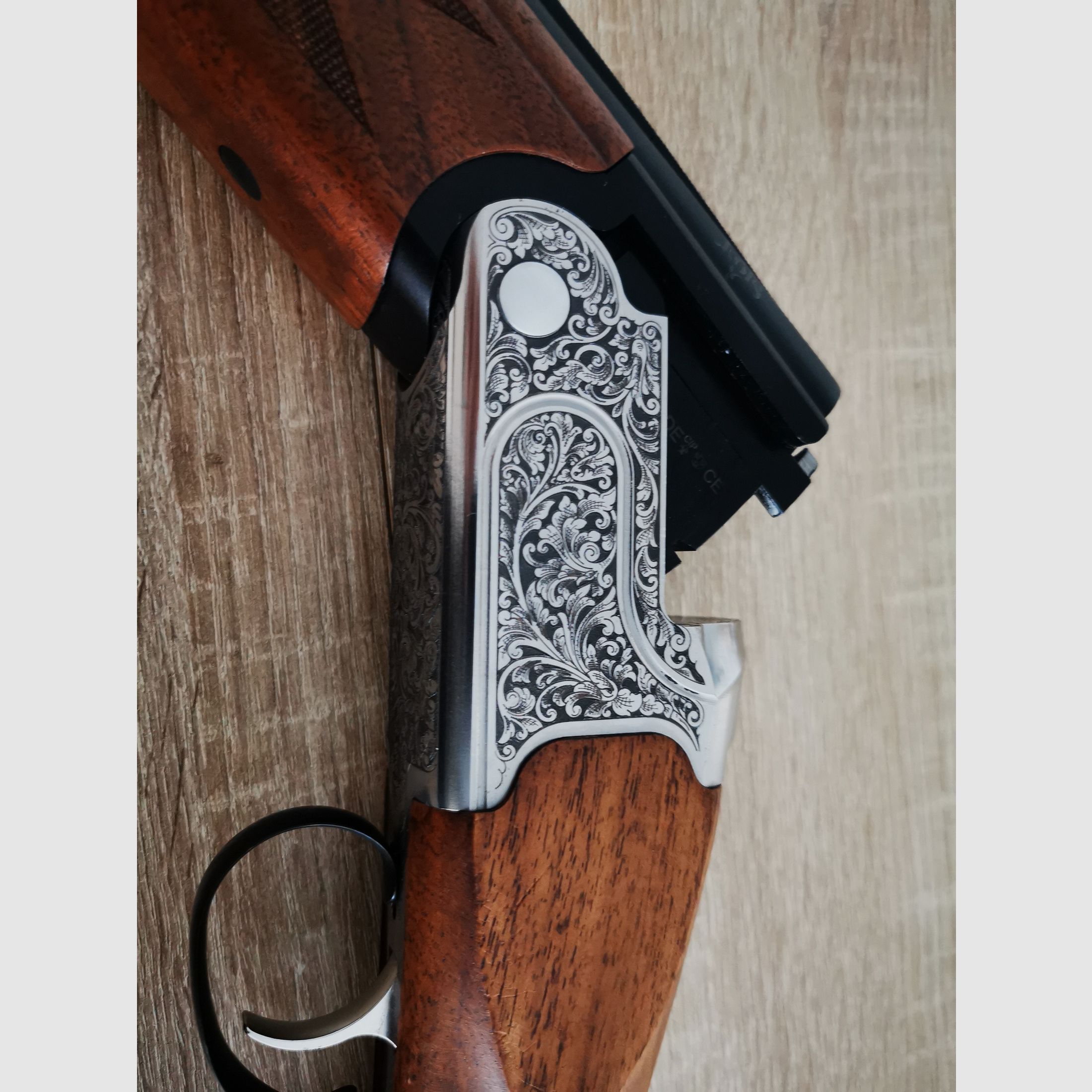 Bock double shotgun, KOFS Zenith SXE 12/76 - ejector + steel shot proof