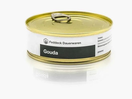 Feddeck Dauerwaren Dosenkäse Gouda 200g