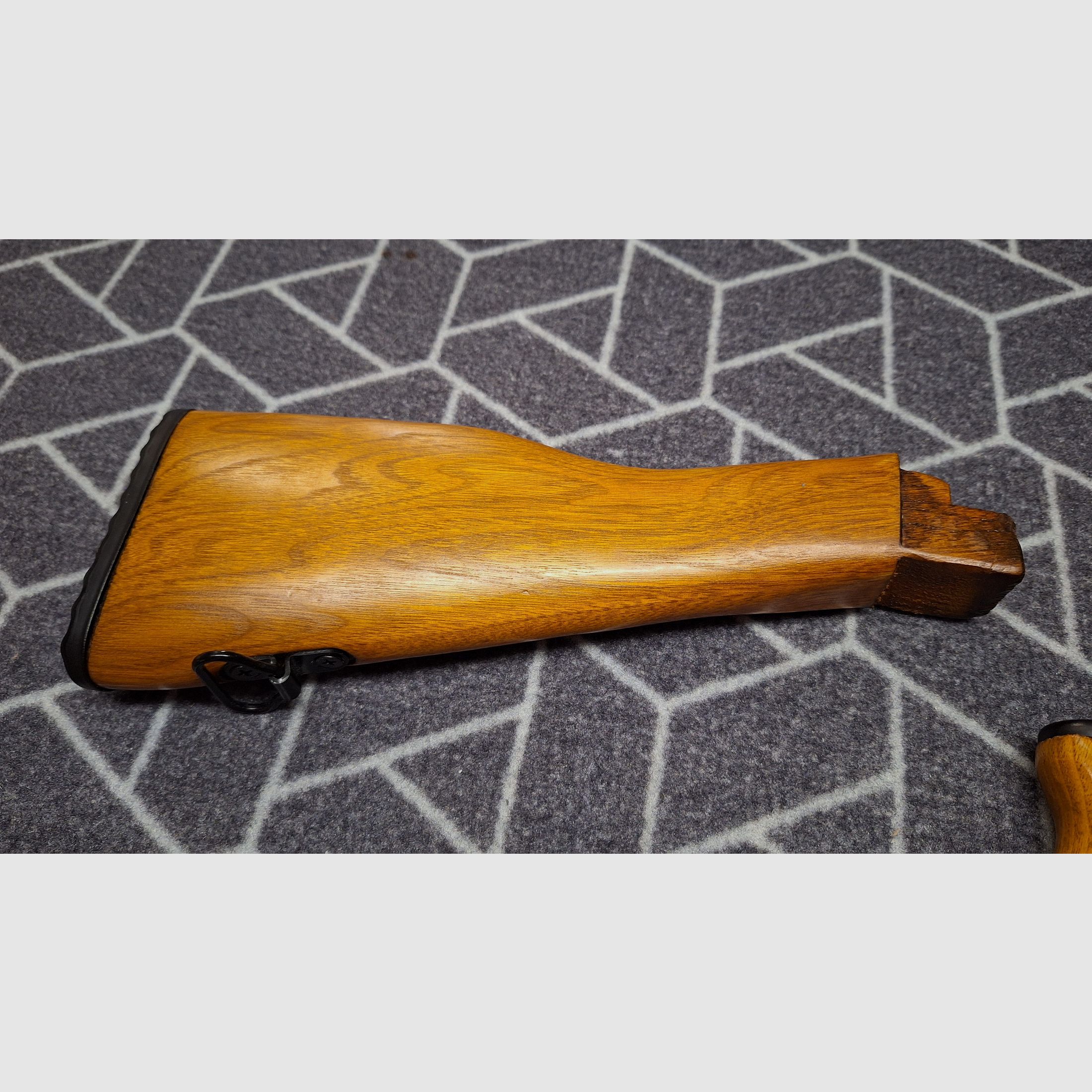 AK47 wooden stock set complete!