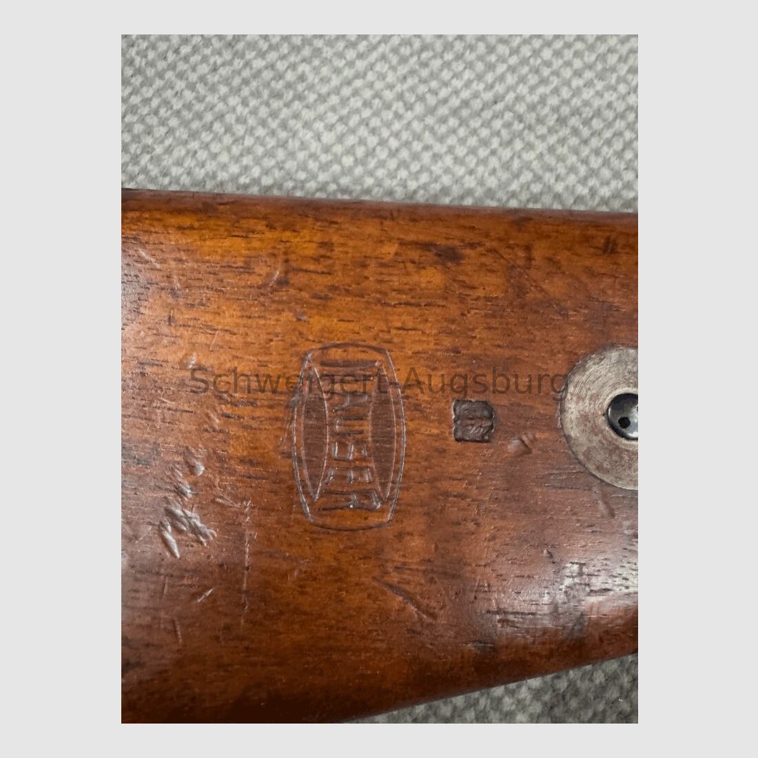 Military rifle Peru Mauser 1909 with long sight 7.65x53Arg