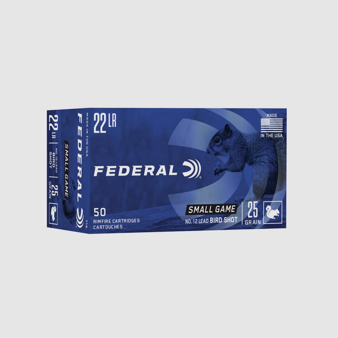 Federal Small Game .22 LR 25GR Cartouches 50