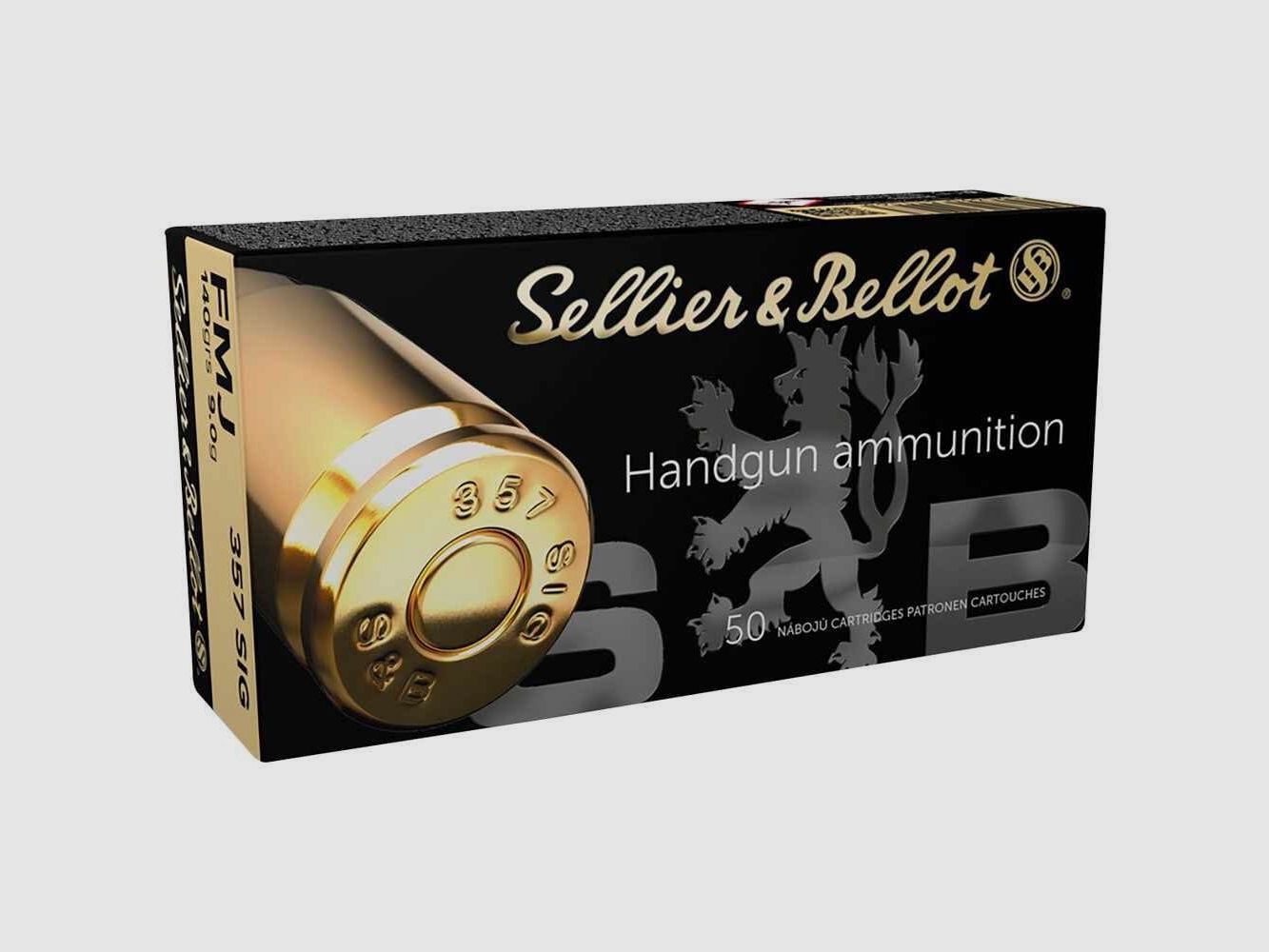 Sellier & Bellot .357 Sig. Vollmantel 140 gr. - 50 St.