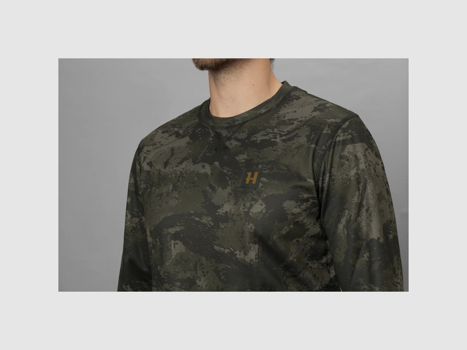 HÄRKILA Noctyx Camo L/S T-Shirt Axis MSP Black