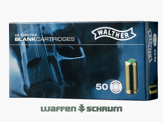 Walther 9mmP.A.K. Knallpatrone