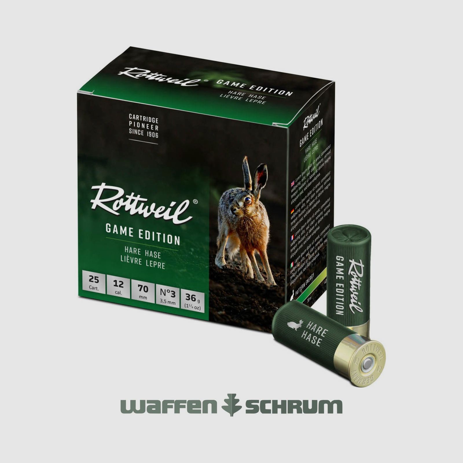 Rottweil Game Edition Hase 12/70 3,5mm - 36g