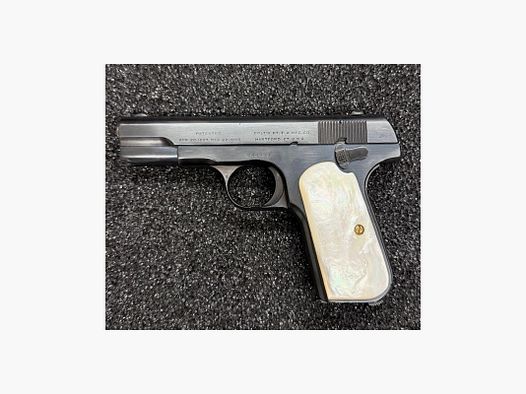 OCC - Colt 1903 Pocket Pistole Kaliber 7,65 Browning Griffschalen Perlmutt + Holster