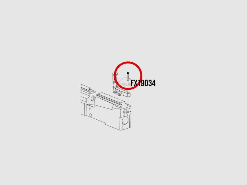 FX 19034 M3 Special | Spannhebel-Scharnierachse, Bild 1 von 3