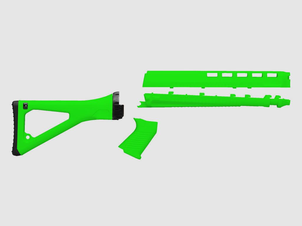 Set für PE90, Handguard, Schaft, Griff