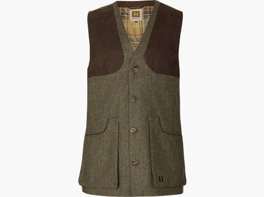 Härkila Kenmore Shooting Vest Men Forest green/Herringbone 50