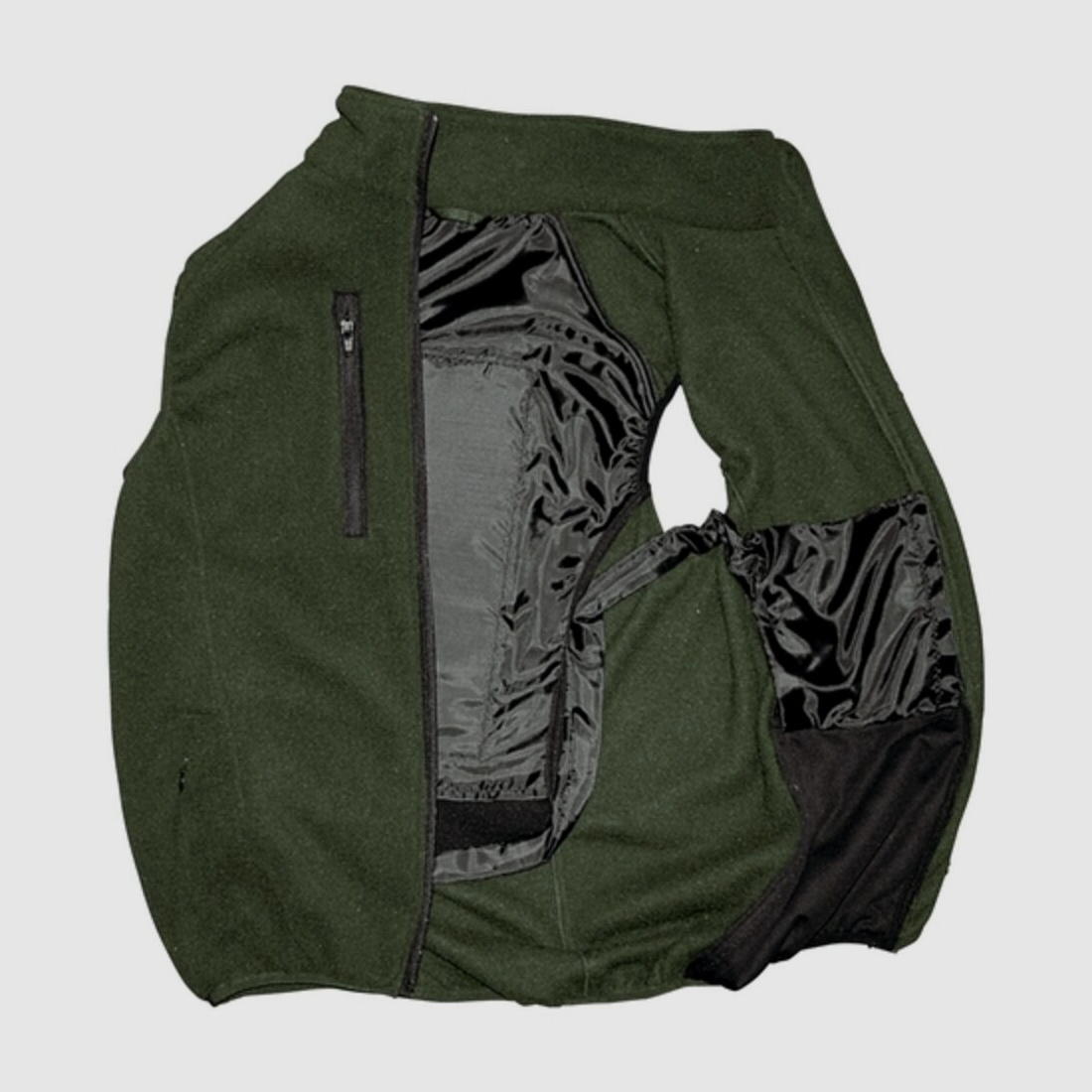 Alpenheat Verwarmde Vest FIRE-FLEECE AJ4 Kleur Groen, Maat S