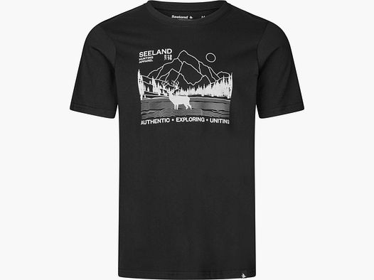 Seeland Territory T-Shirt Schwarz
