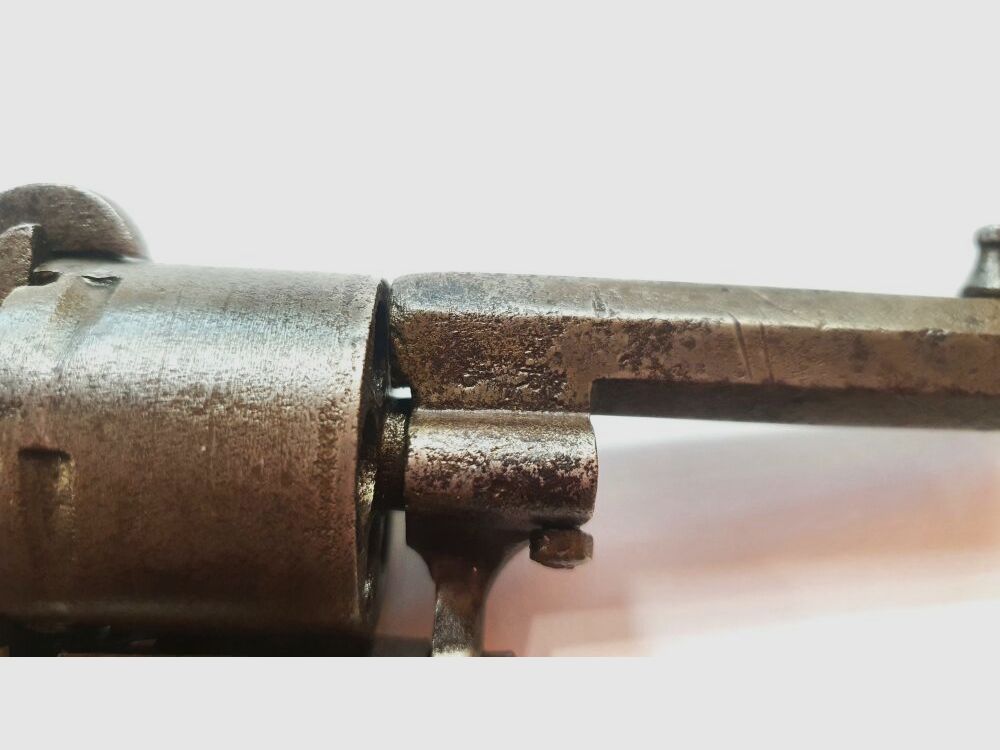 Unbekannt Unbekannter Stiftfeuerrevolver ähnlich Lefaucheux - 7mmLefaucheux