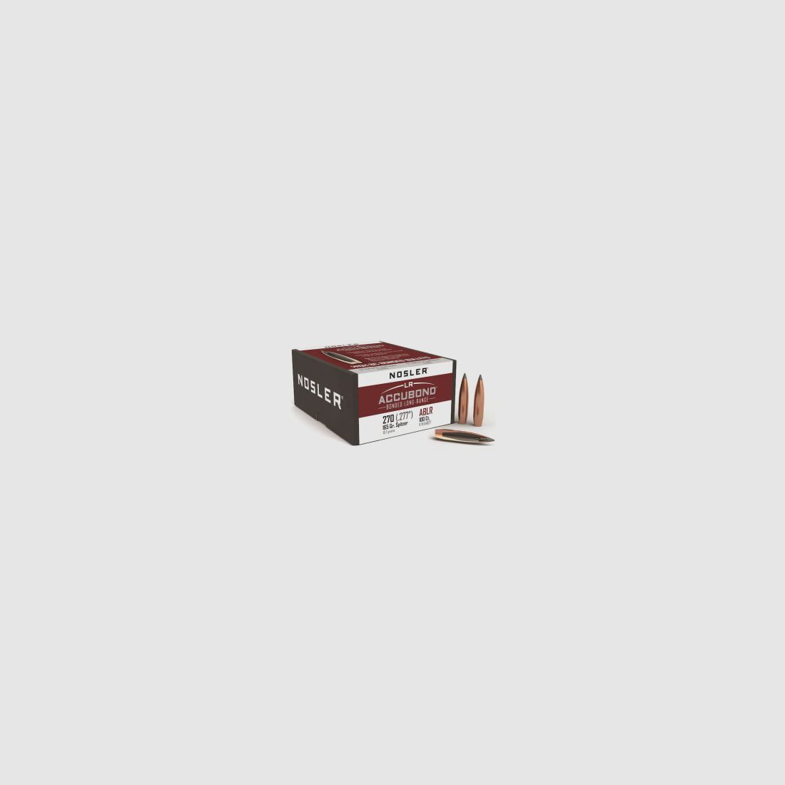 Proiettile Nosler .270/.277 Accubond 165GR Bonded Tipped Boat Tail 100 pezzi