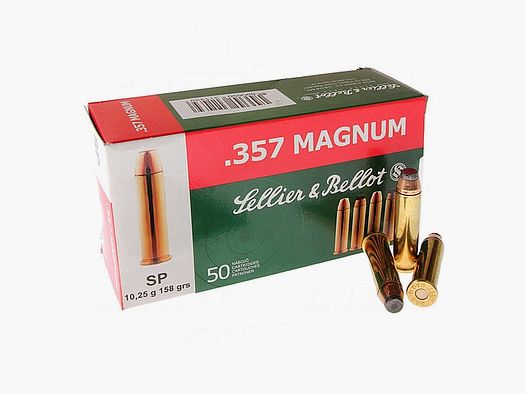 Sellier & Bellot .357 Magnum, soft point 158 grs. 1-pak 50 szt.