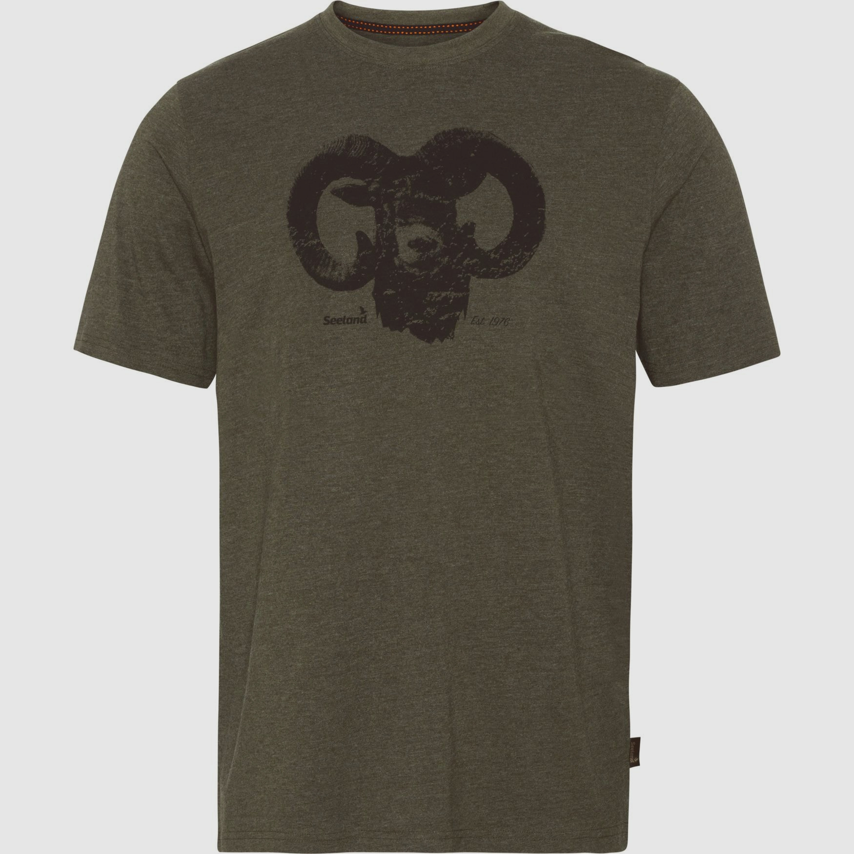 Seeland Outdoor T-Shirt Herren Tannengrün Meliert - 3XL