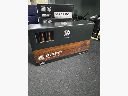 RWS 6,5x65 R Kegelspitz 8,2g/127grs.