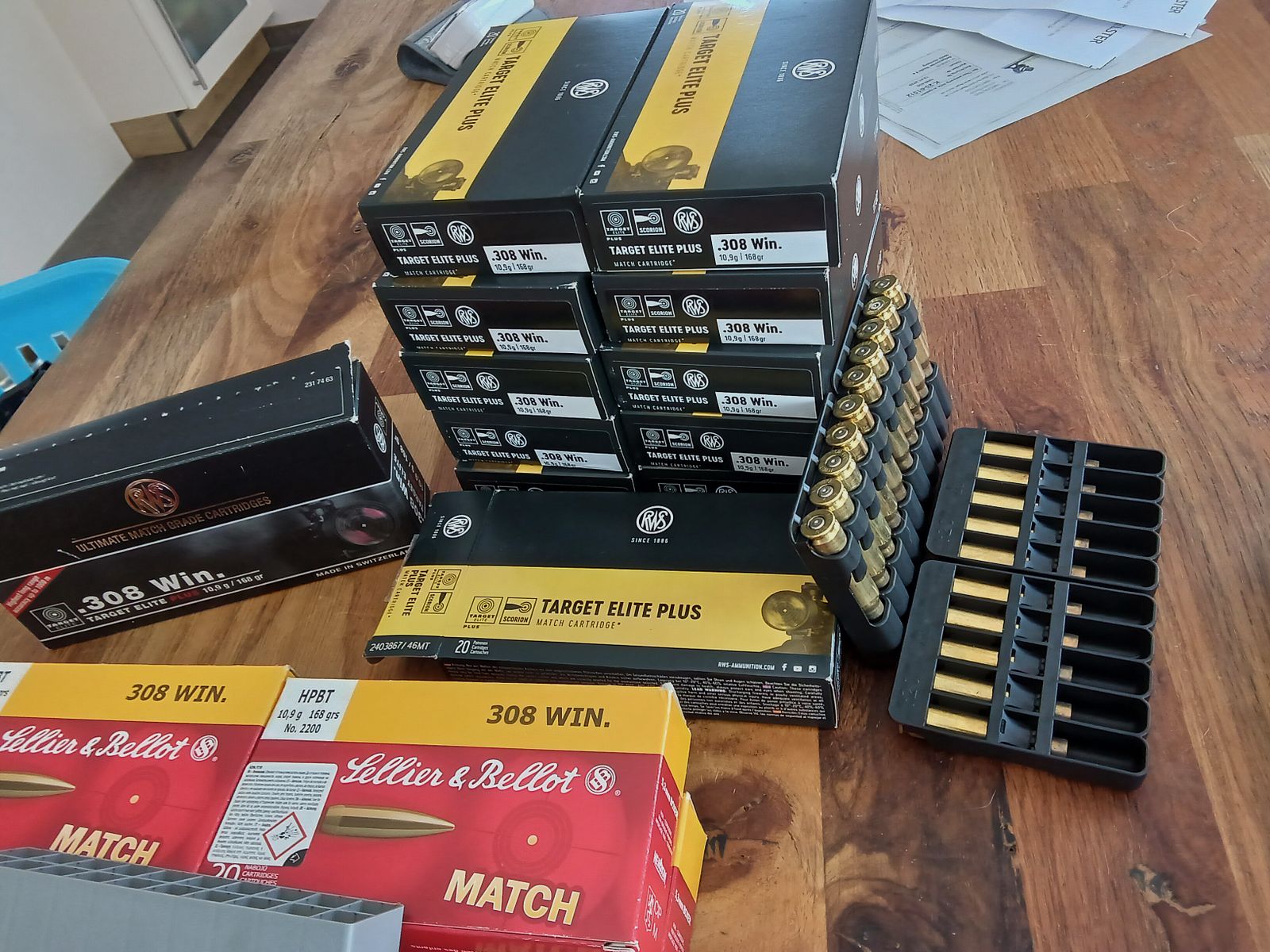 Hülsen .308Win RWS Target Elite Plus, S&B Match für Wiederlader, nur1x benutzt
