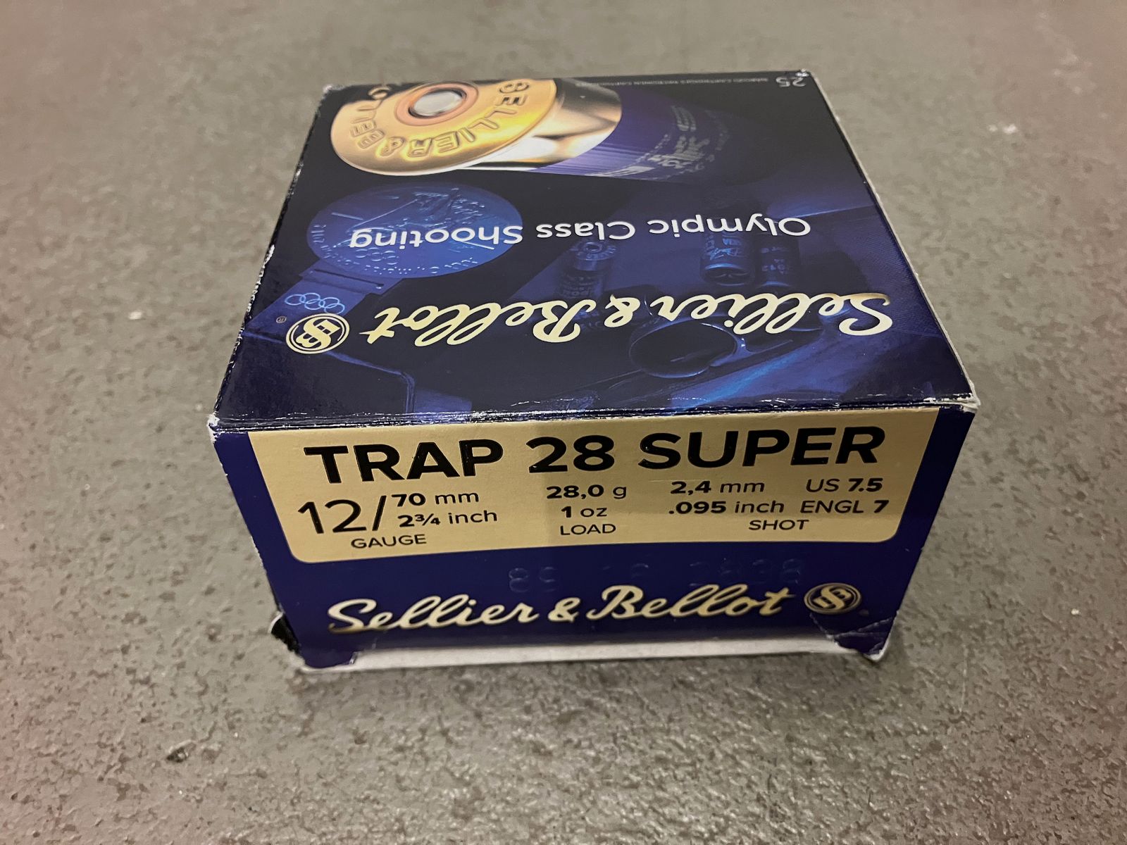 Cartouches à plomb Sellier & Bellot 12/70 - deux paquets