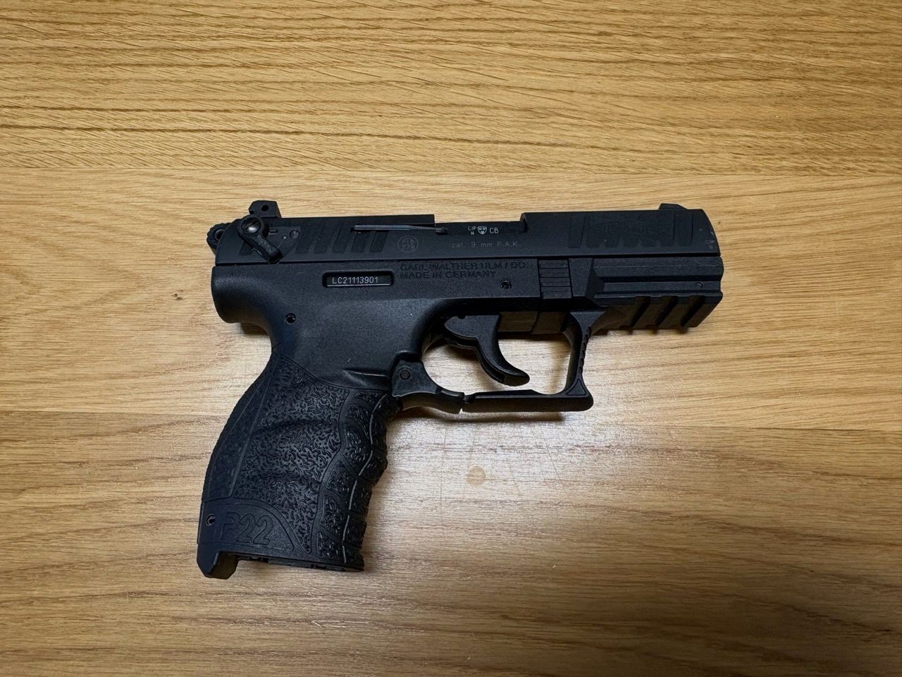 Walther P22Q 9mm P.A.K. Schreckschusspistole Schwarz