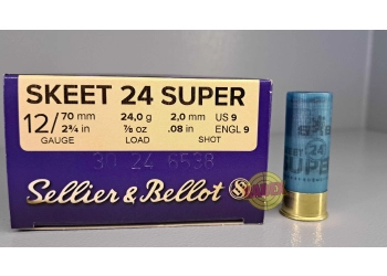 S&B Skeet shotshell ammunition cal. 12/70 24 g, image 2 of 2