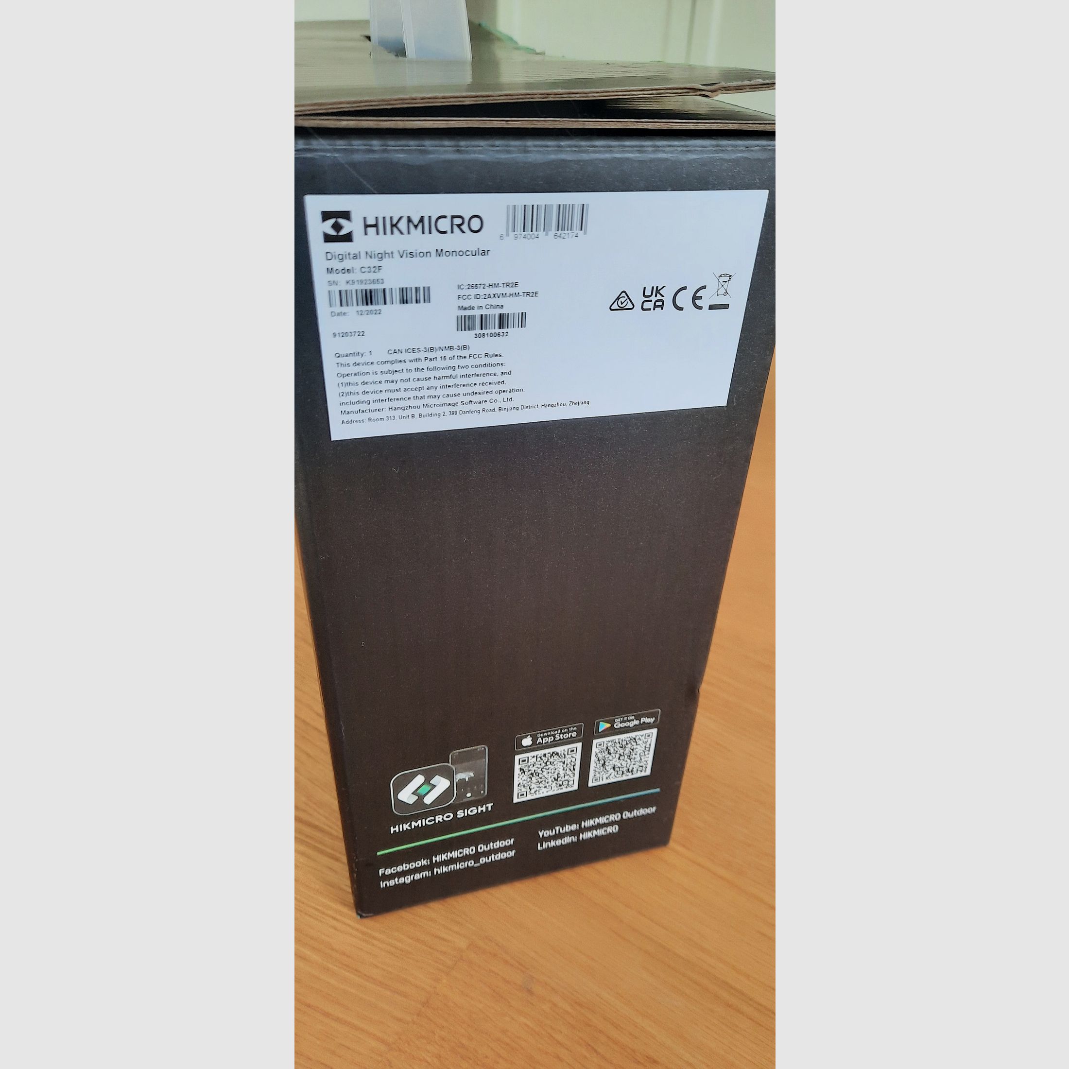 HIKMICRO CHEETAH C32F*NEUWERTIG*NIE BENUTZT