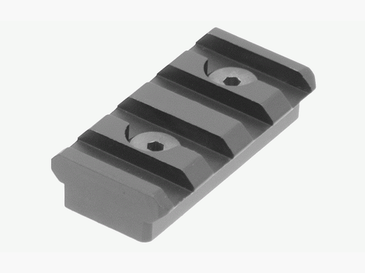 UTG PRO 4-slot Keymod Picatinny rail Kleur: Zwart