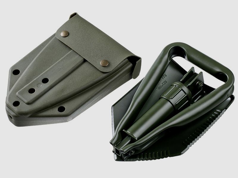 BW FOLDING SHOVEL according to TL with plastic cover