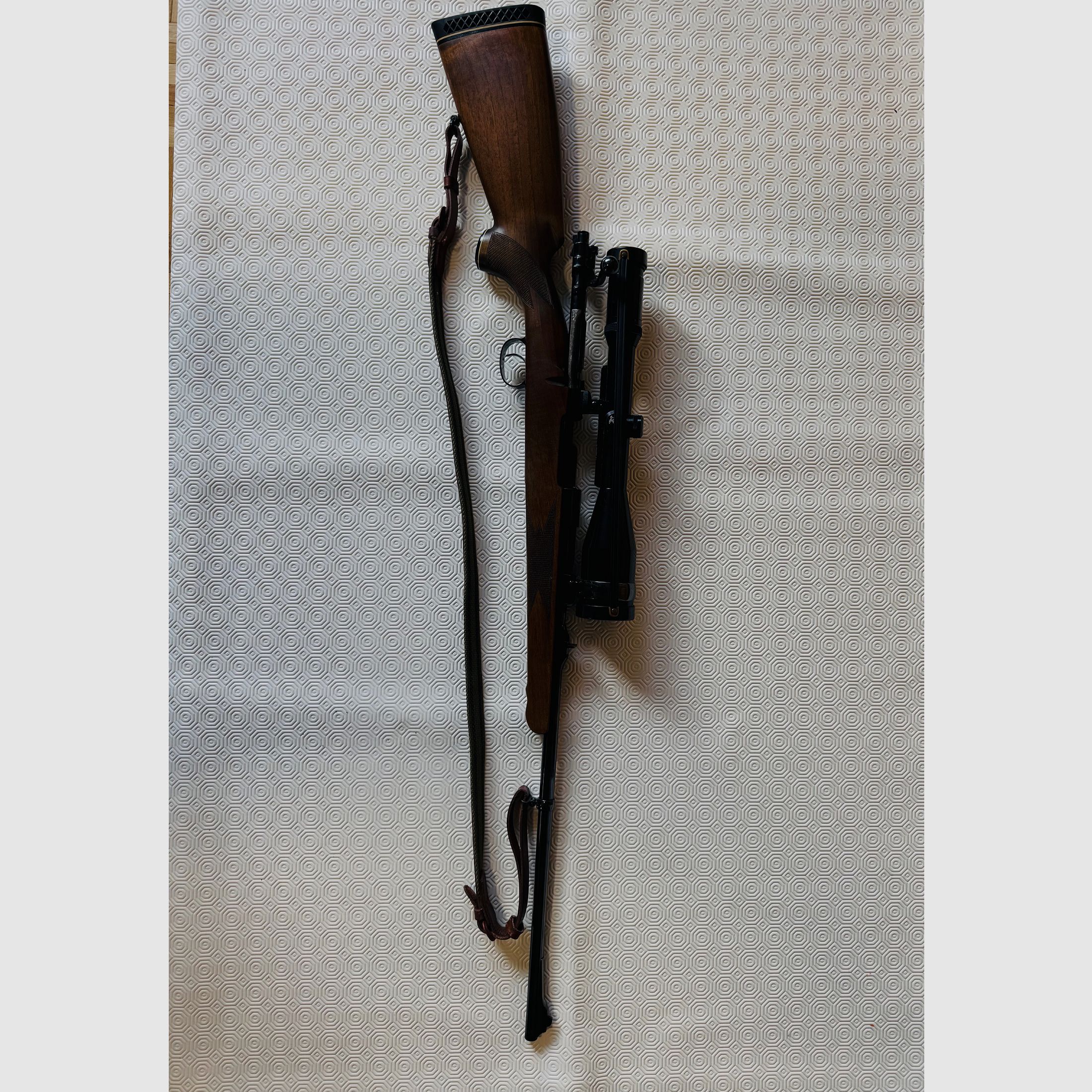 Repetierbüchse Mauser Modell 98 – Müller – Kaliber 7×64 – Kombi-Abzug – Swarovski Habicht 3–12×56, Absehen 4 – Suhler Einhakmontage