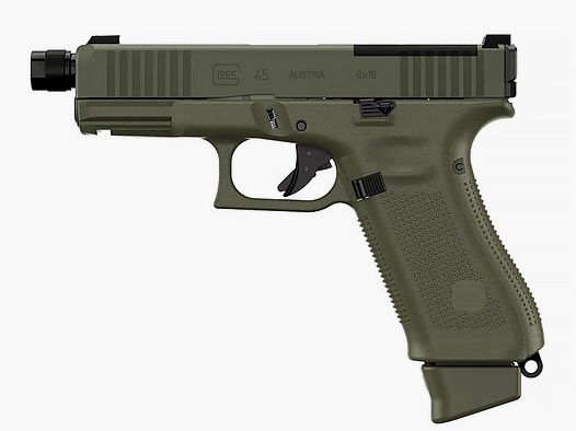 GLOCK 45 Gen5 FS M.O.S. HUNTER EDITION with threaded barrel