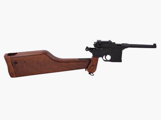 Arma decorativa Mauser C96 con calcio