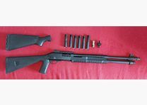 Akkar Karatay TK-355 - pump-action shotgun with fore-end and accessories
