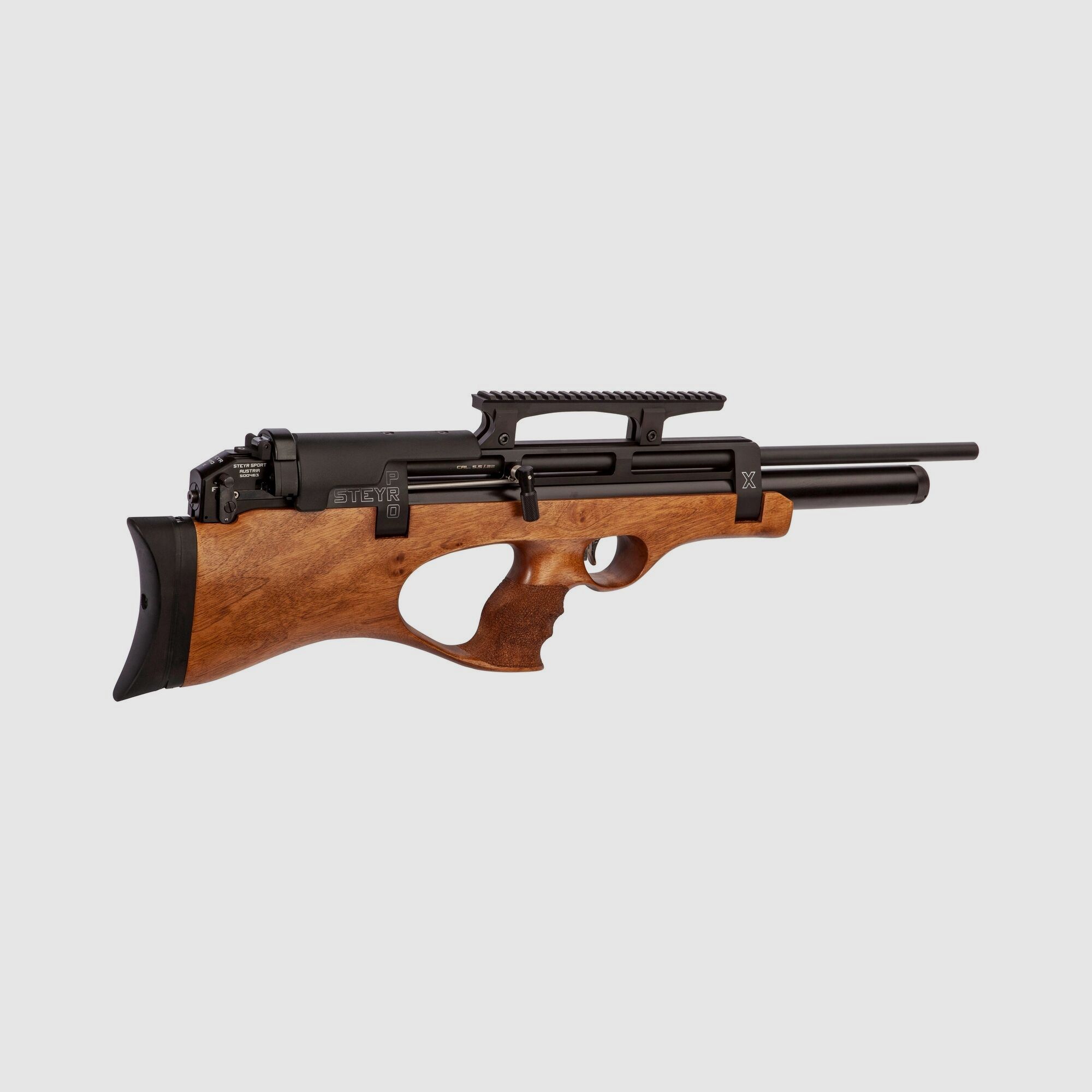 Steyr Luftgewehr PRO X Kaliber 5,5 mm - schwarze Kartusche