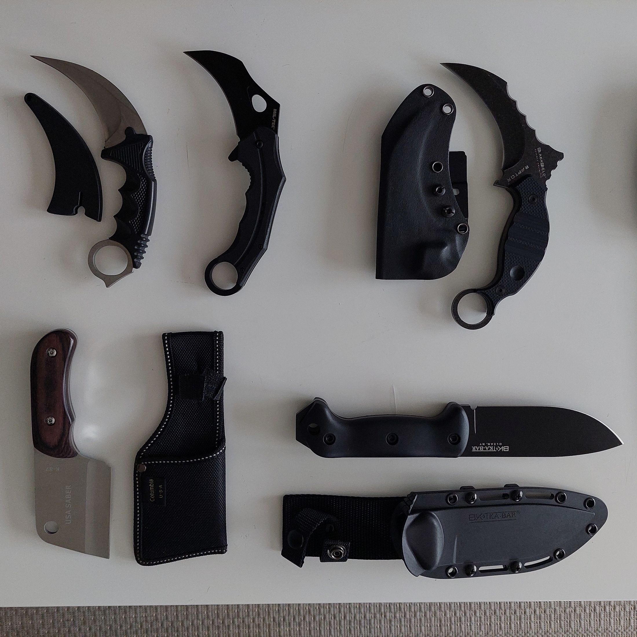 Messer Konvolut aus einer Sammlungsauflösung im Neuwertigen Zustand 