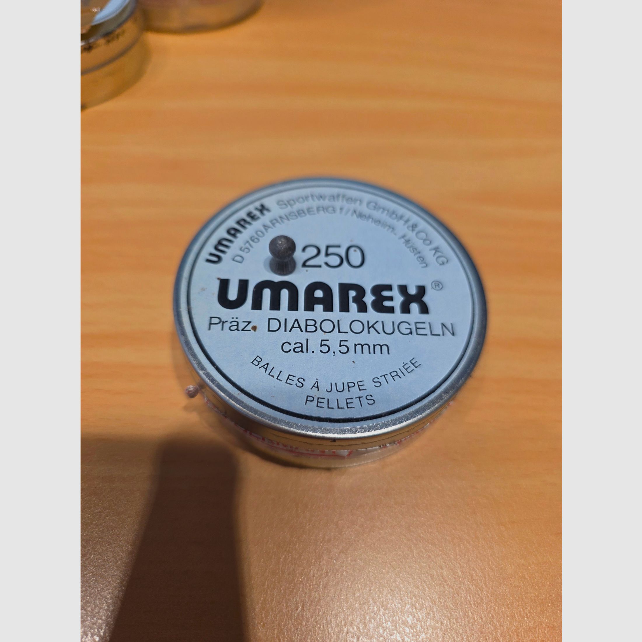 5.5 mm Rundkopf Diabolos UMAREX 7 x Dosen a 250  Stück